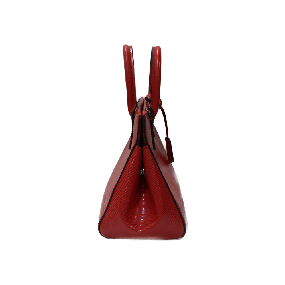Louis Vuitton Strap Red Handbag Marly Epi Bag Shoulder Leather - Picture 3 of 7